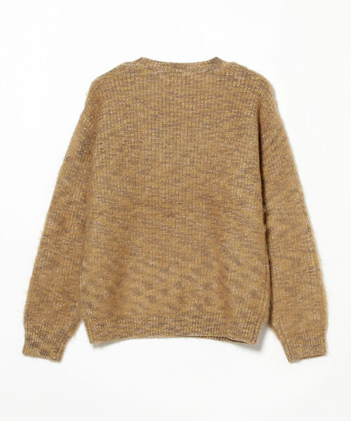 BEAMS（ビームス）の「BEAMS / 5ゲージ シャギー クルーネックニット（ニット/セーター・メンズ・ネイビー/ベージュ・S/M/L/XL）」の11枚目の写真