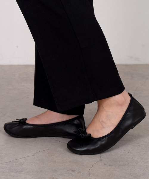 バグレリナ bagllerina バレエシューズ 未使用品 38 バグレリナ BAGLLERINA *折りたたみバレエシューズ 38/23.5