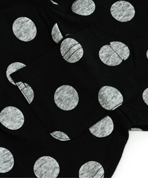 BREEZE（ブリーズ）の「【どっちも正解】DAISUKI 総柄ロンT（Tシャツ/カットソー・キッズ・ブラック/グリーン/レインボー/ドット/グレー/ベージュ・80/110/130/140/100/120/90）」の7枚目の写真