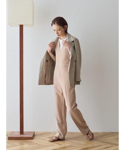 リネンライクダブルジャケット