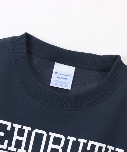 Champion(チャンピオン)の「【Champion/チャンピオン】レディース クルーネックスウェットシャツ(スウェット・レディース・ネイビー/オートミール/ライトグリーン/ホワイト・LARGE/MEDIUM)」の22枚目の写真