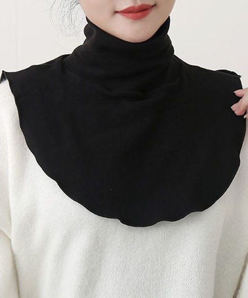 DAY CLOSET(デイ クローゼット)の「レディース タートルネック付け襟(付け襟・レディース・ホワイト系その他/ホワイト/ブラック/ブラック系その他・ONE SIZE)」の4枚目の写真