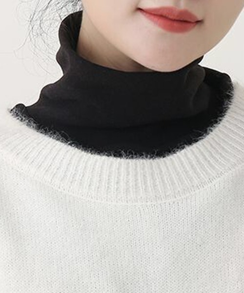 DAY CLOSET(デイ クローゼット)の「レディース タートルネック付け襟(付け襟・レディース・ホワイト系その他/ホワイト/ブラック/ブラック系その他・ONE SIZE)」の9枚目の写真