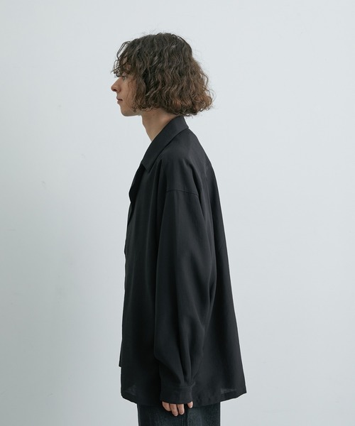 JUNRED（ジュンレッド）の「ダブルデザインビッグシャツ（その他アウター・メンズ・ブラック/ホワイト・S/L/M）」の17枚目の写真