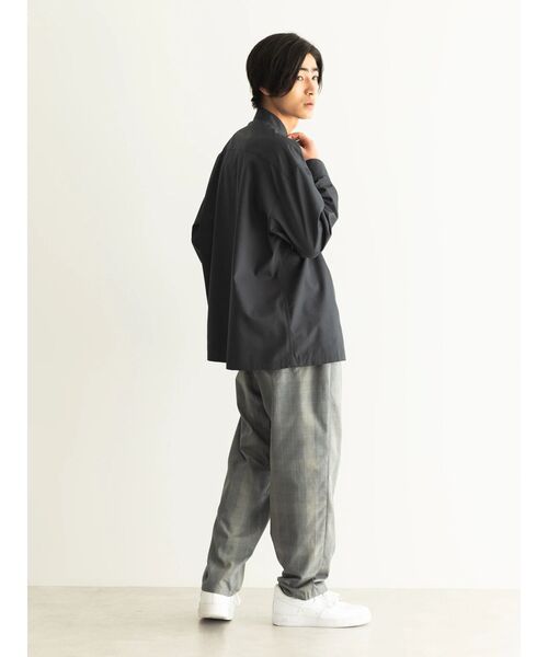 CRAFT STANDARD BOUTIQUE(クラフトスタンダードブティック)の「T/Rバンドカラーシャツ(シャツ/ブラウス・レディース・グレー系その他3/ブルーグレー/ベージュ/アイボリー/チャコールグレー/ホワイト系その他7・L/LL/M)」の16枚目の写真