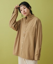 CRAFT STANDARD BOUTIQUE | T/Rバンドカラーシャツ(シャツ/ブラウス)