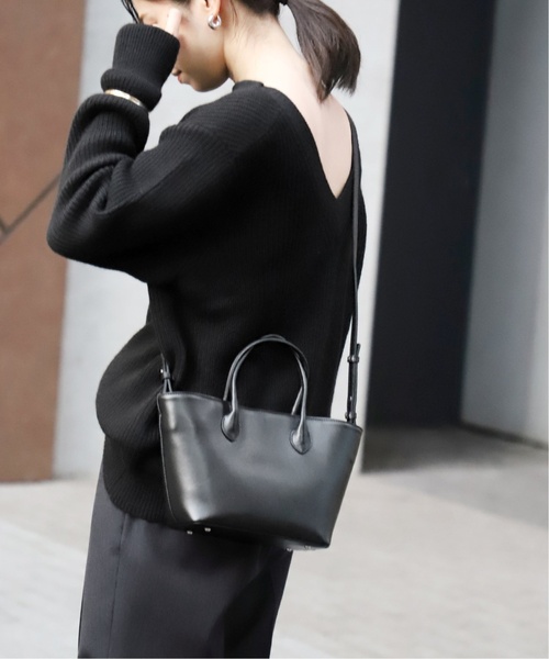 セール】【MAISON CANAU/メゾン カナウ】smooth leather トート