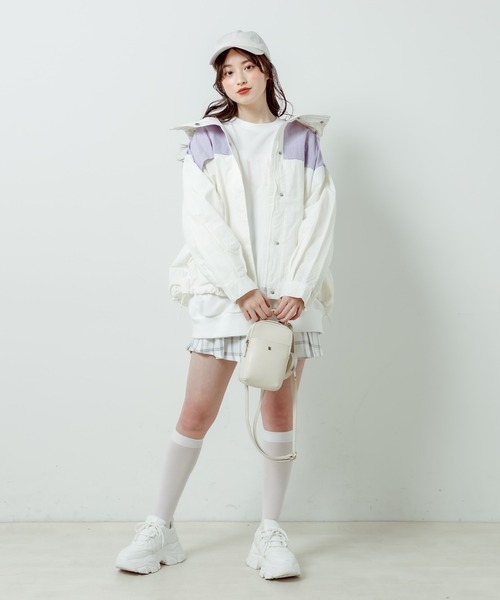 OLIVE des OLIVE(オリーブデオリーブ)の「カラフルスウェット(スウェット・レディース・ネイビー/オフホワイト/サックスブルー/ピンク/イエロー/オートミール・FREE)」の20枚目の写真