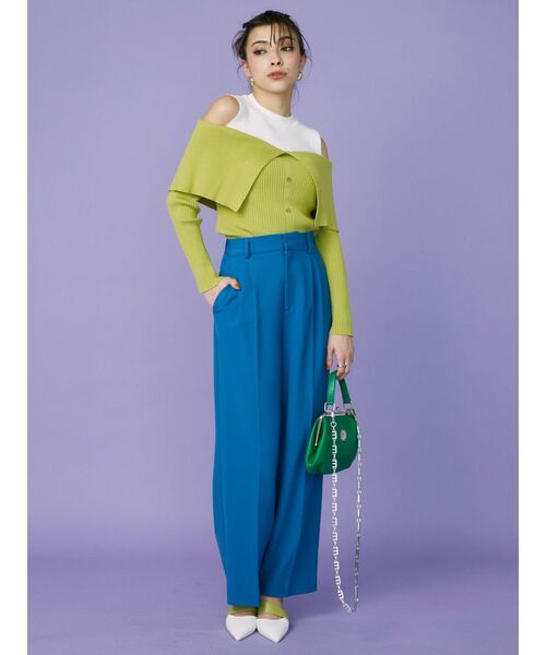EVRIS(エヴリス)の「タックストレートカラーパンツ(その他パンツ・レディース・ホワイト/ブラック/レッド/ブルー・SMALL/MEDIUM)」の22枚目の写真