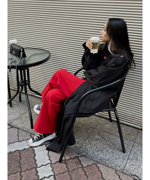 EVRIS(エヴリス)の「タックストレートカラーパンツ(その他パンツ・レディース・ホワイト/ブラック/レッド/ブルー・SMALL/MEDIUM)」の17枚目の写真