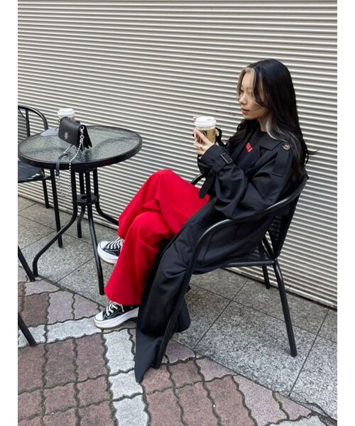 EVRIS(エヴリス)の「タックストレートカラーパンツ(その他パンツ・レディース・ホワイト/ブラック/レッド/ブルー・SMALL/MEDIUM)」の16枚目の写真