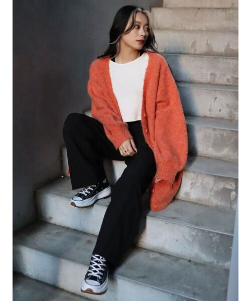 EVRIS(エヴリス)の「タックストレートカラーパンツ(その他パンツ・レディース・ホワイト/ブラック/レッド/ブルー・SMALL/MEDIUM)」の5枚目の写真