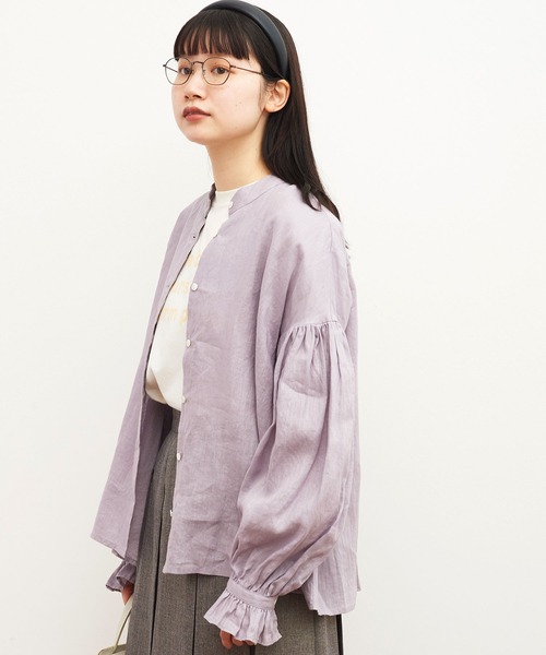 fig London（フィグロンドン）の「daily LINEN blouse（シャツ