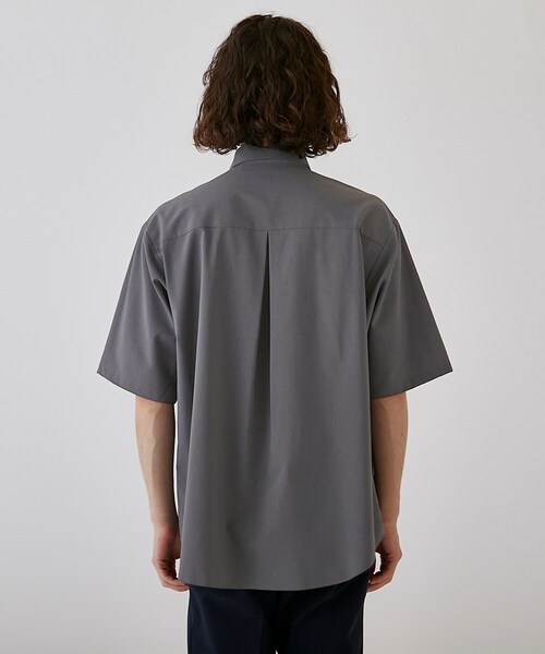 tk.TAKEO KIKUCHI（ティーケータケオキクチ）の「◆ポリトロレギュラーカラーシャツ（シャツ/ブラウス・メンズ・ブラック/ライトベージュ/グレー系4/ブルー・01/03/04/02）」の8枚目の写真