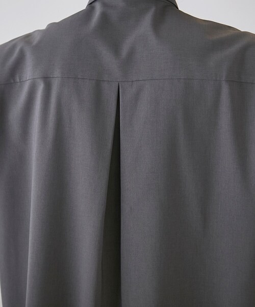 tk.TAKEO KIKUCHI（ティーケータケオキクチ）の「◆ポリトロレギュラーカラーシャツ（シャツ/ブラウス・メンズ・ブラック/ライトベージュ/グレー系4/ブルー・01/03/04/02）」の10枚目の写真