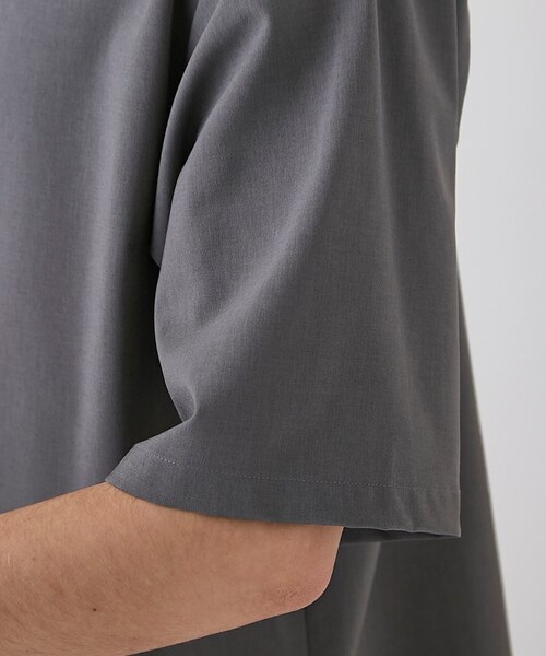 tk.TAKEO KIKUCHI（ティーケータケオキクチ）の「◆ポリトロレギュラーカラーシャツ（シャツ/ブラウス・メンズ・ブラック/ライトベージュ/グレー系4/ブルー・01/03/04/02）」の11枚目の写真