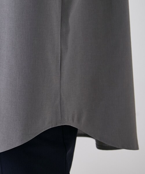 tk.TAKEO KIKUCHI（ティーケータケオキクチ）の「◆ポリトロレギュラーカラーシャツ（シャツ/ブラウス・メンズ・ブラック/ライトベージュ/グレー系4/ブルー・01/03/04/02）」の12枚目の写真