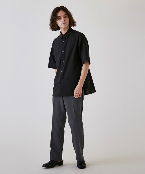 tk.TAKEO KIKUCHI（ティーケータケオキクチ）の「◆ポリトロレギュラーカラーシャツ（シャツ/ブラウス・メンズ・ブラック/ライトベージュ/グレー系4/ブルー・01/03/04/02）」の15枚目の写真