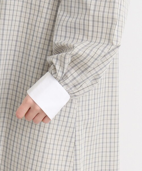 Cutie Blonde（キューティーブロンド）の「◆大人上品な ウエスト切替 シャツワンピース（ワンピース・レディース・グレー系1/ホワイト系その他3・01/02/03）」の7枚目の写真