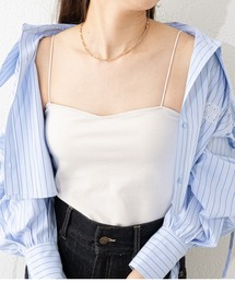 【2023SS】パット付ブラチューブトップス