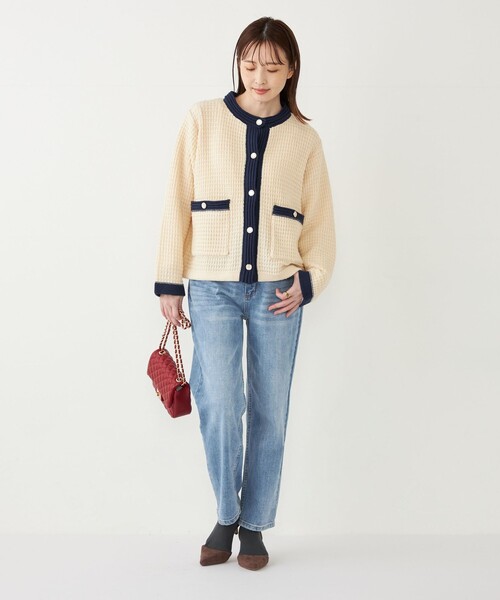 COURREGES SAILOR デニム ジーンズ ワイド ストレート W82 COURREGES SAILOR デニム ジーンズ ワイド ストレート W82