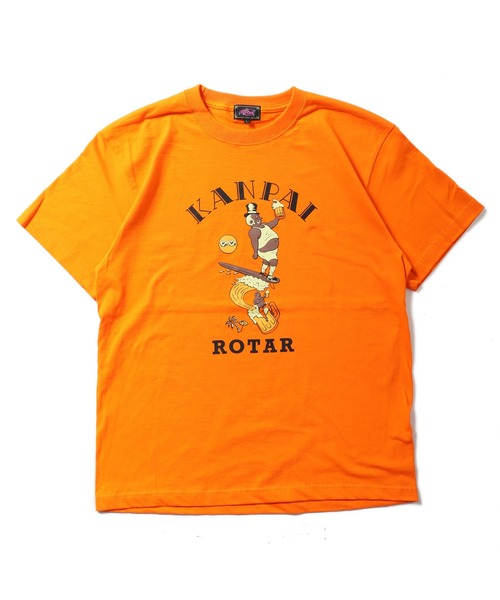 ROTAR（ローター）の「KANPAI wave Tee（Tシャツ/カットソー・メンズ・グリーン系その他/ホワイト/オレンジ・LARGE/SMALL/MEDIUM/X-LARGE）」の4枚目の写真