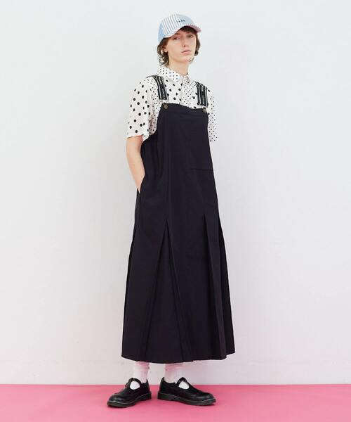 FRAPBOIS（フラボア）の「ドライリップ ワンピース（ワンピース・レディース・ブラック/カーキ・0/1）」の2枚目の写真