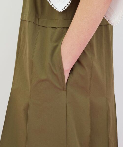 FRAPBOIS（フラボア）の「ドライリップ ワンピース（ワンピース・レディース・ブラック/カーキ・0/1）」の8枚目の写真