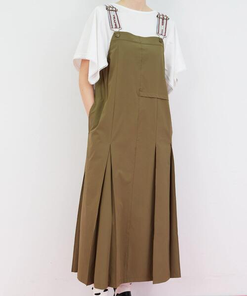 FRAPBOIS（フラボア）の「ドライリップ ワンピース（ワンピース・レディース・ブラック/カーキ・0/1）」の11枚目の写真