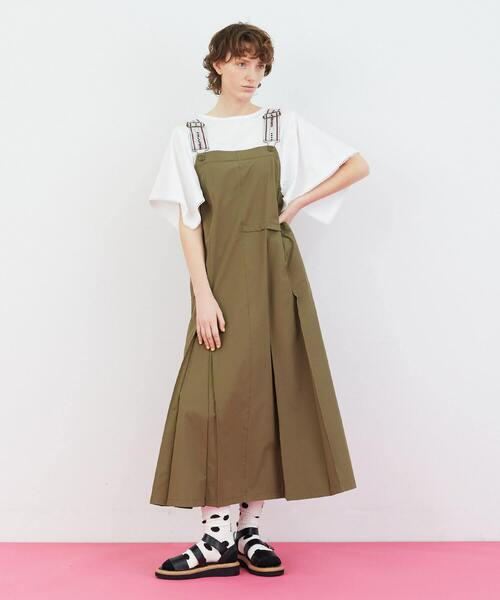 FRAPBOIS（フラボア）の「ドライリップ ワンピース（ワンピース・レディース・ブラック/カーキ・0/1）」の13枚目の写真