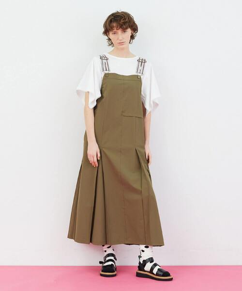 FRAPBOIS（フラボア）の「ドライリップ ワンピース（ワンピース・レディース・ブラック/カーキ・0/1）」の14枚目の写真