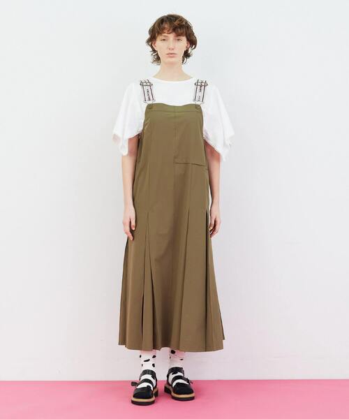 FRAPBOIS（フラボア）の「ドライリップ ワンピース（ワンピース・レディース・ブラック/カーキ・0/1）」の16枚目の写真