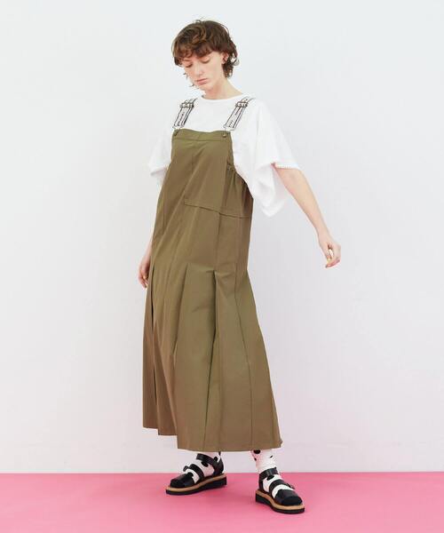 FRAPBOIS（フラボア）の「ドライリップ ワンピース（ワンピース・レディース・ブラック/カーキ・0/1）」の17枚目の写真