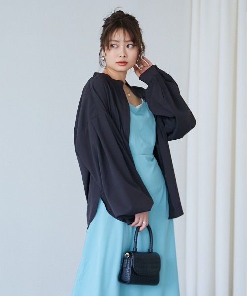 ECRIRE（エクリール）の「【yunコラボ】上品できれいめ。ピンタックブラウス（シャツ/ブラウス・レディース・ブラック/ベージュ/オフホワイト・M/L）」の15枚目の写真