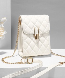 LOPASS（ロパス）の「キルティング　チェーンショルダーバッグ/スマホ入れ（ショルダーバッグ）」