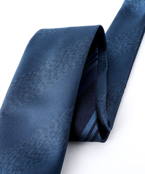 NOLLEY'S goodman(ノーリーズグッドマン)の「RBクレリックシャドーストライプネクタイ 国産ファブリック 多色メランジ糸使用(ネクタイ・メンズ・ブルー系その他3/ブルー系その他7・FREE)」の5枚目の写真