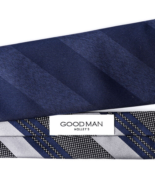 NOLLEY'S goodman(ノーリーズグッドマン)の「RBクレリックシャドーストライプネクタイ 国産ファブリック 多色メランジ糸使用(ネクタイ・メンズ・ブルー系その他3/ブルー系その他7・FREE)」の8枚目の写真