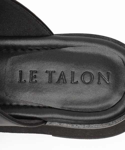 LE TALON（ルタロン）の「ビジューバックルWベルトサンダル（サンダル・レディース・ピンク/ブラック系その他/ベージュ・MEDIUM/SMALL/LARGE/X-LARGE）」の9枚目の写真