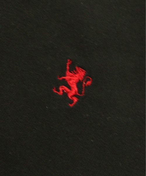 GIORDANO（ジョルダーノ）の「スモールライオン刺繍ロングTシャツ（Tシャツ/カットソー・メンズ・ブルー/アイボリー/ブラック/ピンク・MEDIUM/LARGE/X-LARGE）」の6枚目の写真