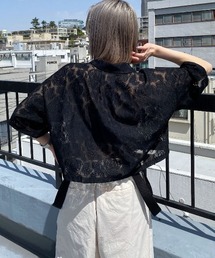 PAGEBOY | オパールレースショートシャツ(シャツ/ブラウス)