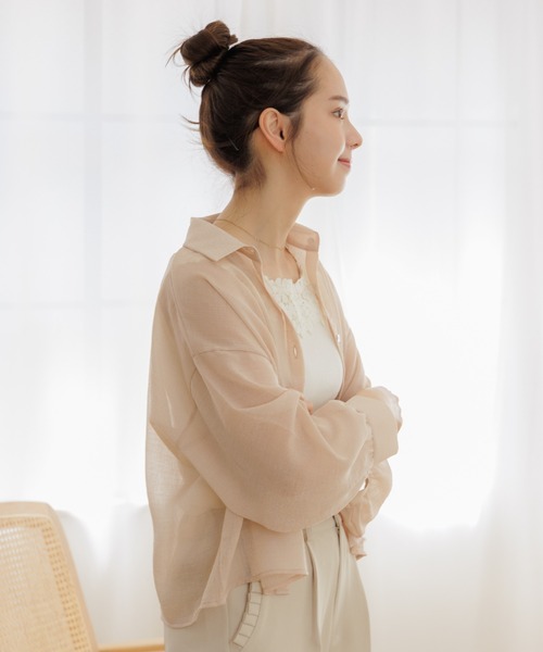 flower（フラワー）の「ブルーミングノースリーブトップ（タンクトップ・レディース・アイボリー/ベージュ・FREE）」の17枚目の写真