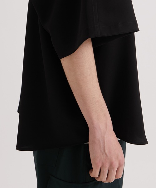 UNITED TOKYO（ユナイテッドトウキョウ）の「COLD DRY ショートスリーブシャツ｜接触冷感（シャツ/ブラウス・メンズ・ブラック/ミント/オフホワイト・1/2）」の11枚目の写真