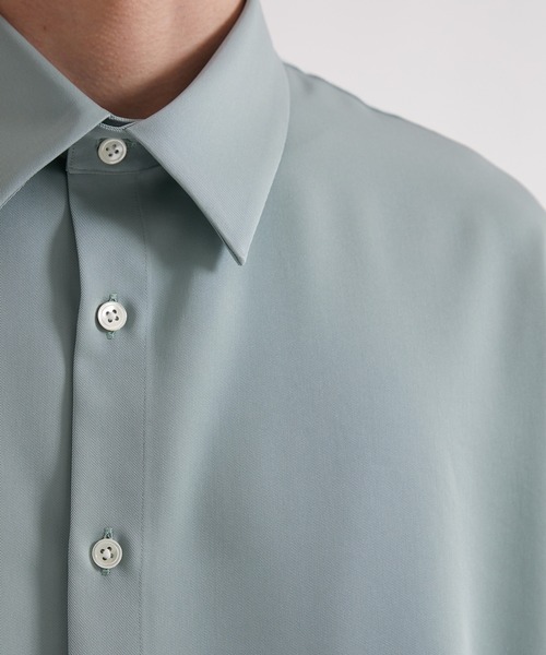 UNITED TOKYO（ユナイテッドトウキョウ）の「COLD DRY ショートスリーブシャツ｜接触冷感（シャツ/ブラウス・メンズ・ブラック/ミント/オフホワイト・1/2）」の19枚目の写真