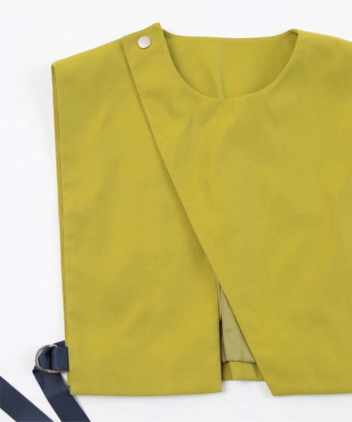 miette(ミエット)の「配色サイドベルトショートベスト(ベスト・レディース・イエロー系その他/ブラック/ベージュ・FREE)」の12枚目の写真