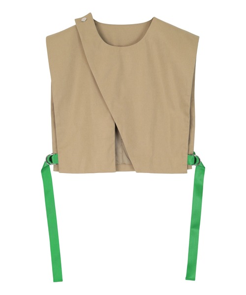 miette(ミエット)の「配色サイドベルトショートベスト(ベスト・レディース・イエロー系その他/ブラック/ベージュ・FREE)」の18枚目の写真