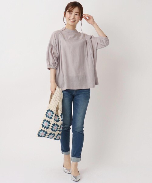 one'sterrace（ワンズテラス）の「◆レトロ クロシェバッグ（トートバッグ・レディース・グリーン系/ブラック/オフホワイト・99）」の14枚目の写真