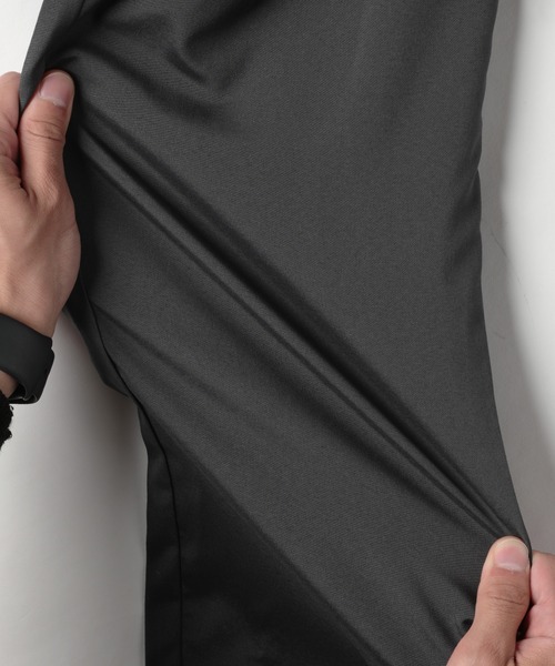 THE CASUAL（カジュアル）の「接触冷感織ポリストレッチダブルポケットオープンカラーシャツ（シャツ/ブラウス・メンズ・ベージュ/ネイビー/ブラック/グレー・M/L/XL）」の19枚目の写真