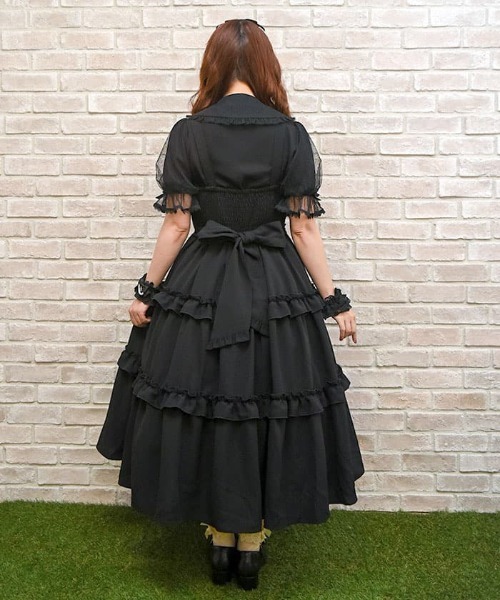 ロマンティックフリルジャンパースカート axes femme（アクシーズファム）の「ロマンティックフリル