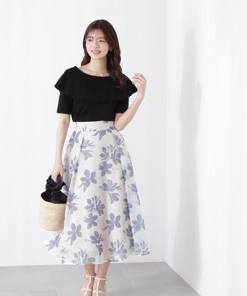 PROPORTION BODY DRESSING（プロポーションボディドレッシング）の「オフショルダーニット / 1213270600（ニット/セーター・レディース・ピンク/ブラック/ホワイト系その他・MEDIUM/SMALL）」の5枚目の写真