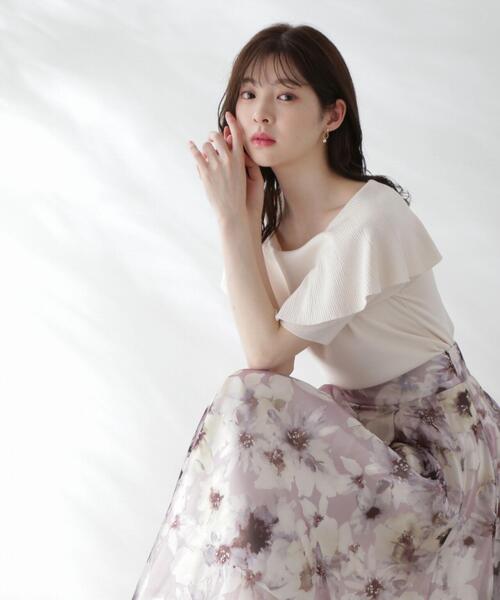 PROPORTION BODY DRESSING（プロポーションボディドレッシング）の「オフショルダーニット / 1213270600（ニット/セーター・レディース・ピンク/ブラック/ホワイト系その他・MEDIUM/SMALL）」の11枚目の写真